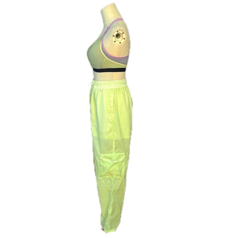 Mono B Light Yellow Women's Cargo Pants - Picture 3 of 11